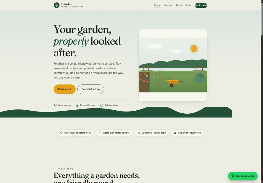 Felurian website preview