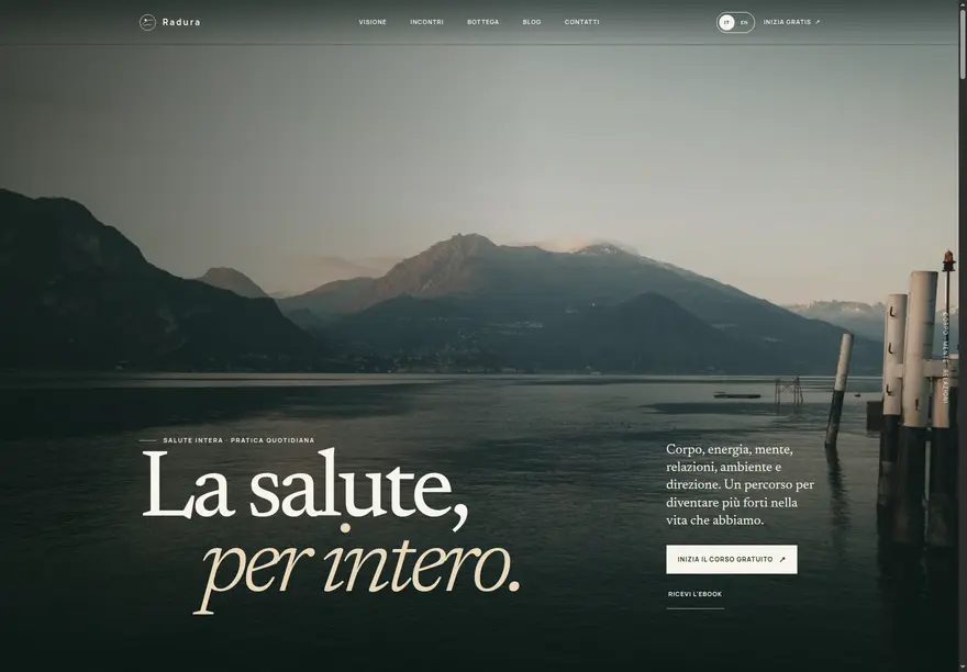 Radura website preview