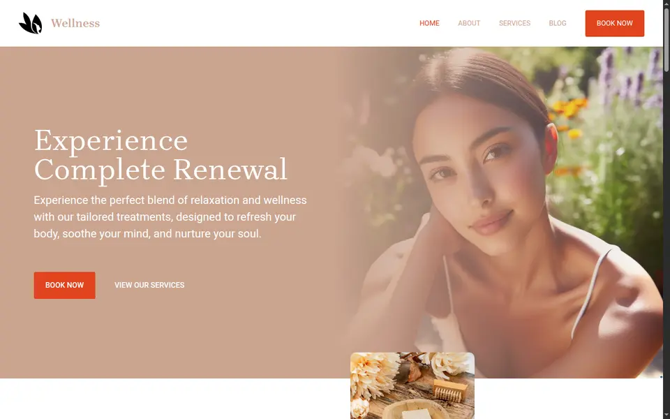 Esempio della direzione Benessere & beauty