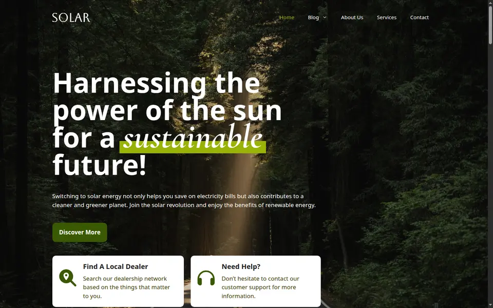 Voorbeeld van de ontwerprichting Duurzame energie